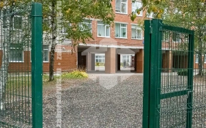 3D заборы для школы 80 метров высота 2,0м