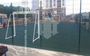 3D заборы для спортивной площадки 10 метров высота 3,0м