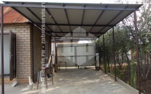 Прямой навес пример 2